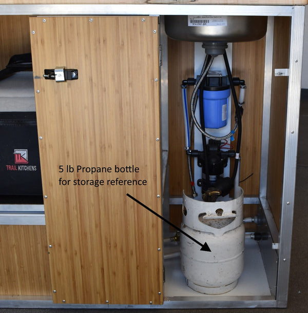 Galley with Fridge Slide