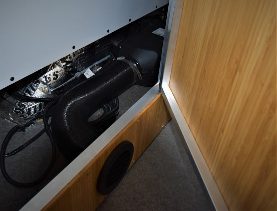 Optional Heaters available for 4 Season Van Use