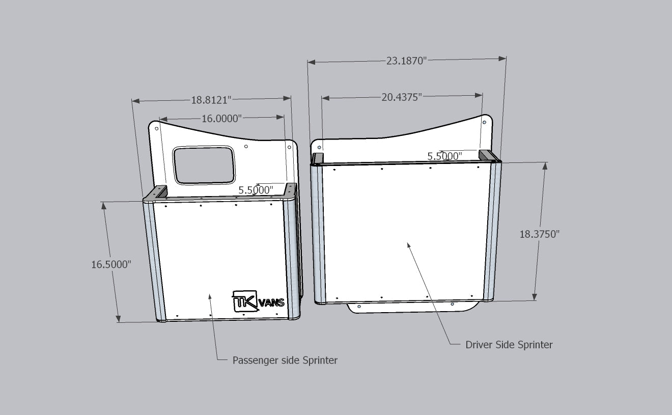 Rear Door Gear Locker - Trail Koncepts