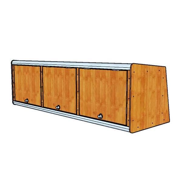 Overhead Cabinet : 55"W