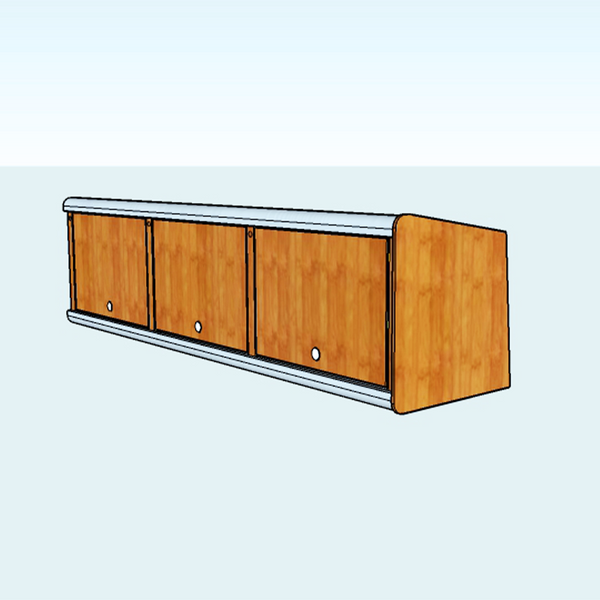 Overhead Cabinet : 55"W